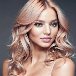 Long Curly Light Pink Hairstyle profile picture for women